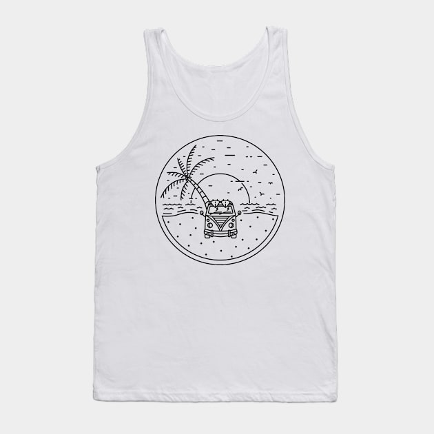 Road to Adventure Tank Top by polkamdesign